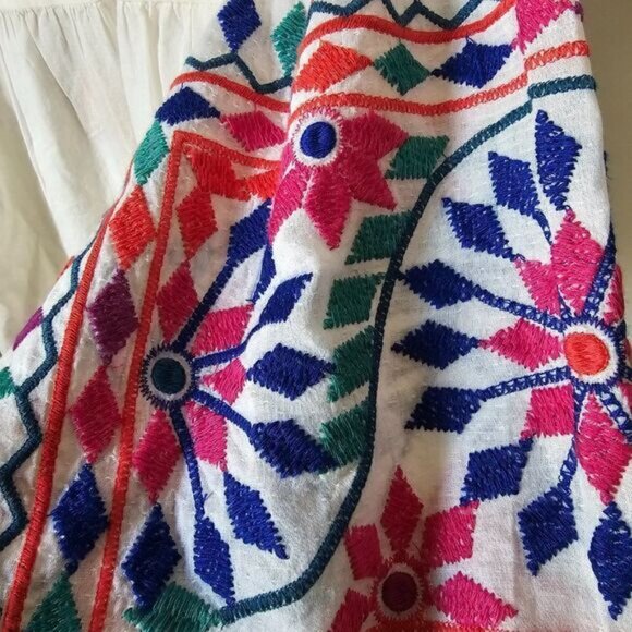 NWT FAT FACE UK BOHO EMBROIDERED TOP SIZE 12/ L & 14 /XL - Picture 5 of 16